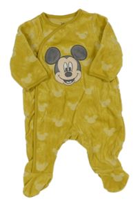 Žlutý sametový overal s Mickeym C&A