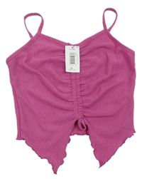 Nové - Fuchsiový crop top Matalan