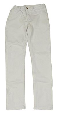 Bílé skinny fit rifle H&M