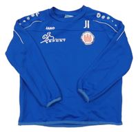 Modrá sportovní mikina s logem jako