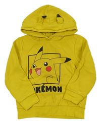 Žlutá mikina s pokémonem a kapucí C&A