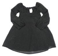 Nové - Černé lesklé šaty Primark