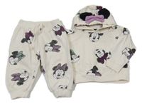 2Set - Smetanová mikina s Minnie a kapucí + tepláky Disney