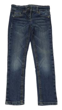 Tmavomodré skinny rifle Benetton