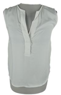 Dámská bílá halenka bez rukávů H&M
