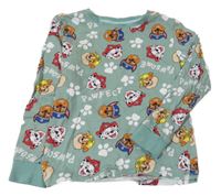 Zelené pyžamové triko s Tlapkovou patrolou H&M