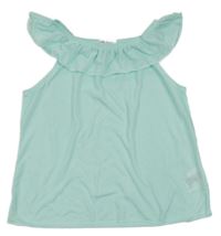 Světlemodré tričko s volánem H&M