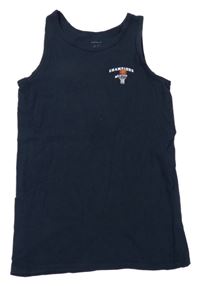 Tmavomodré tílko s basketbalovým míčem Name it