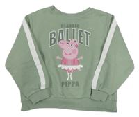Světlekhaki mikina s Pepinou H&M