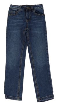 Modré slim rifle Denim Co.