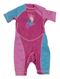 Růžovo-modrý neopren s mořskou pannou Decathlon