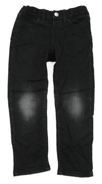 Černé lehké slim rifle H&M