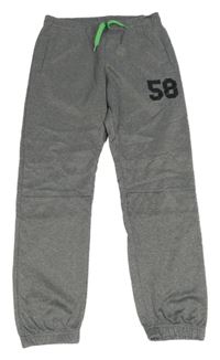 Šedé sportovní tepláky s číslem H&M