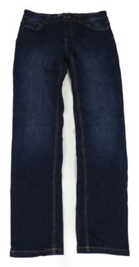 Tmavomodré slim rifle Denim Co.