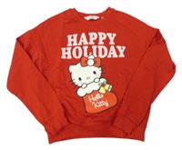 Červená oversize mikina s Kitty H&M