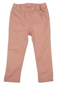 Světlerůžové riflové džegíny H&M