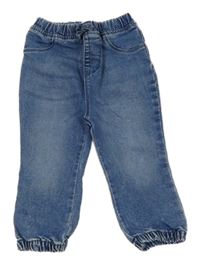 Modré jogger cuff rifle Primark