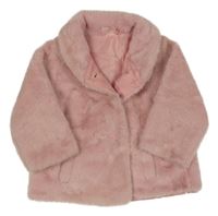 Růžová kožešinová podšitá bunda So Cute