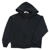 Černá propínací mikina s kapucí H&M