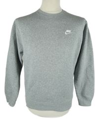 Pánská šedá mikina s logem Nike 