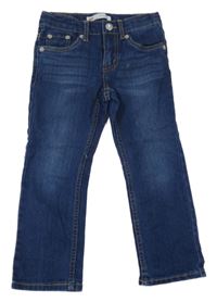 Tmavomodré slim rifle Levi´s 
