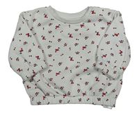 Bílá květovaná mikina Primark