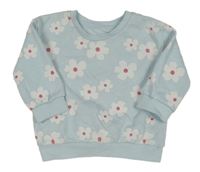 Světlemodrá mikina s kytičkami Primark