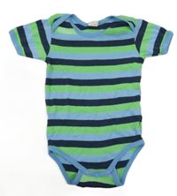 Modro-zelené pruhované body Alana 