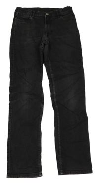 Černošedé slim fit rifle H&M