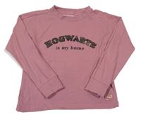 Starorůžové triko s nápisem - Harry Potter Reserved