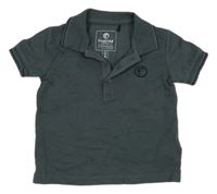 Tmavošedé polo tričko Firetrap