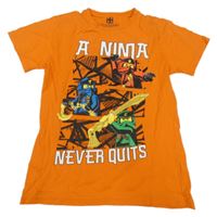 Oranžové tričko s Lego Ninjago