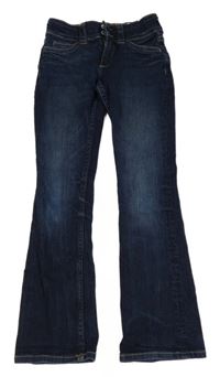 Tmavomodré bootcut rifle H&M
