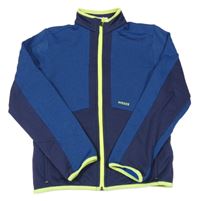 Tmavomodrá propínací funkční mikina Decathlon