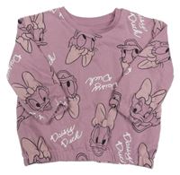 Růžová mikina s Daisy Primark