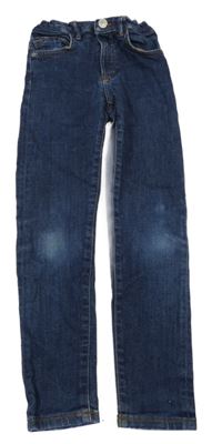 Tmavomodré skinny rifle Zara 