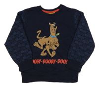 Tmavomodrá mikina s pejskem - Scooby Doo