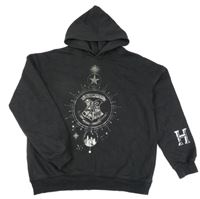 Černá mikina s potiskem Harry Potter s kapucí H&M