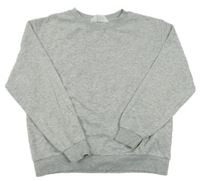 Šedá melírovaná mikina H&M