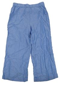 Modré lehké kalhoty H&M
