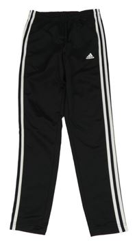 Černé sportovní kalhoty s logem Adidas