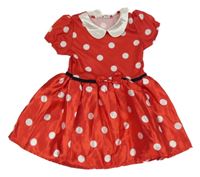 Červené puntíkaté šaty s límečkem - Minnie H&M
