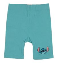 Světlemodré žebrované elastické kraťasy se Stitchem Primark