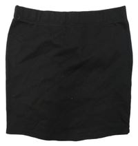 Černá tepláková elastická sukně H&M