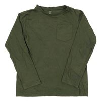 Khaki triko s kapsou Mothercare