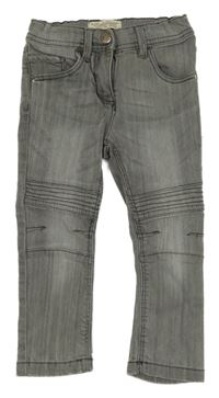 Šedé skinny rifle Real Denim