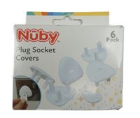 Nové - 6x - Bílá plastová krytka do zásuvky + klíč na vyndání