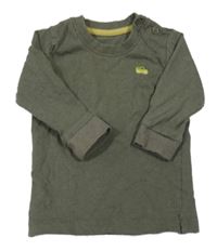 Khaki triko s autem Matalan