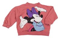 Růžová mikina s Minnie Zara 