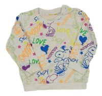Smetanová mikina se Snoopym